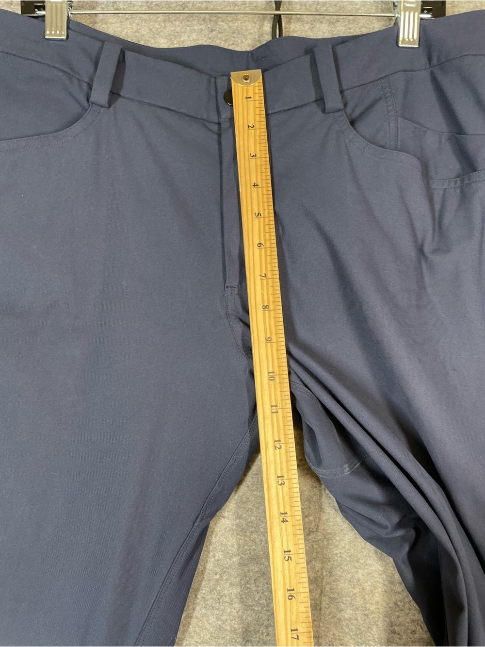 Lululemon ABC Classic Stretch Pants Navy Blue 36 Minimalist Golf Career - Picture 10 of 16